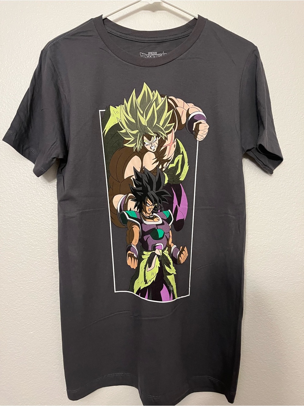 Dragon Ball Super Broly Graphic Tee Anime Shirt Black Small Streetwear